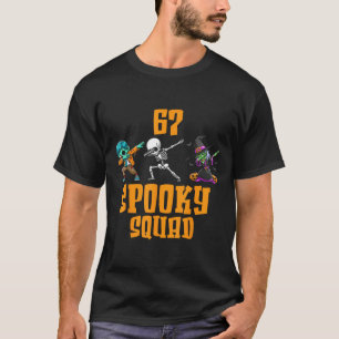 6 7 Halloween 67 Meme Six Seven 6 7 Spooky Squad H T-Shirt