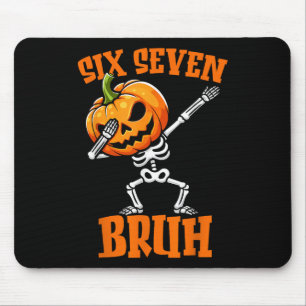 6 7 Halloween 67 Meme Six Seven Dabbing Gen Alpha  Mouse Pad