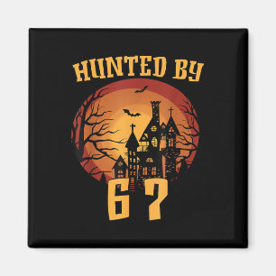 6 7 Halloween 67 Meme Six Seven Haunted Gen Alpha  Magnet