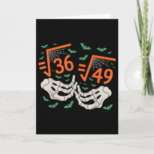 6 7 Halloween Math Square Root 67 Meme Gen Alpha S Card