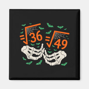 6 7 Halloween Math Square Root 67 Meme Gen Alpha S Magnet