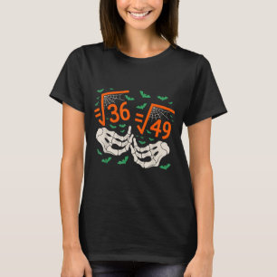 6 7 Halloween Math Square Root 67 Meme Gen Alpha S T-Shirt
