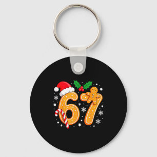 6 7 Meme Christmas 67 Six Seven Cookies Gingerbrea Key Ring