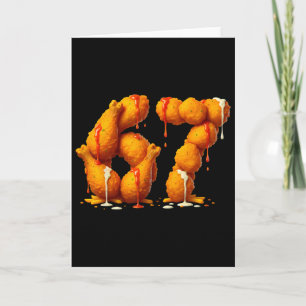 6 7 Meme Fried Chicken 67 Pyjamas Kids Six Seven B Card