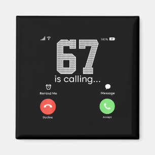 6 7 Meme Kids Six Seven Youth Funny 6 7 Costume Magnet