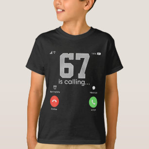 6 7 Meme Kids Six Seven Youth Funny 6 7 Costume T-Shirt