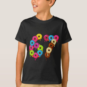 6 7 Meme Matching Love Donuts 67 Pajamas Kids Six T-Shirt