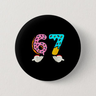 6-7 Meme Shirts 67 Christmas Brain Rot Funny Boys 6 Cm Round Badge