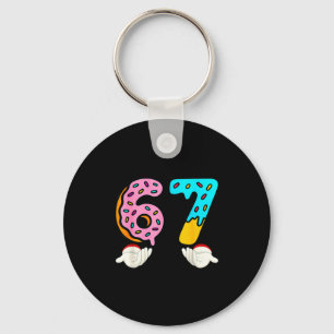 6-7 Meme Shirts 67 Christmas Brain Rot Funny Boys Key Ring