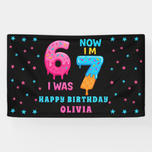 6 7 Meme Six Seven Birthday Banner