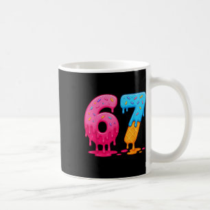6 7 Meme Six Seven Ice Cream Drip  Coffee Mug