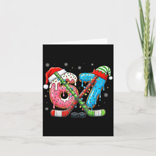 6-7 Meme Slang Christmas Ice Cream Drip Xmas Ice H Card (Front)