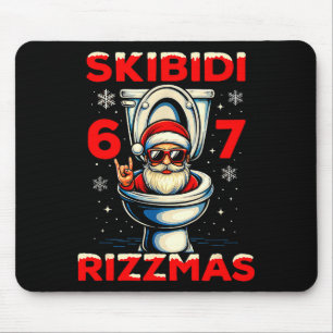 6-7 Meme Slang Christmas Nice Naughty 67 Funny Mouse Pad