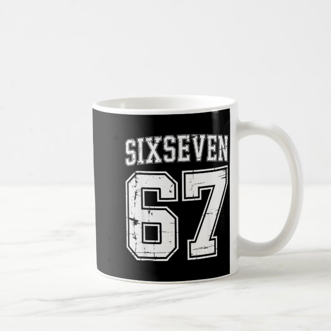 6-7 Meme Srts Uniform Cool Six-seven Funny 67 Gen  Coffee Mug (Right)
