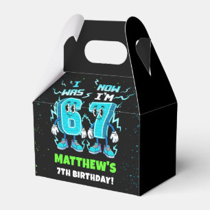 6 7 Meme Trend Six Seven Birthday Party Favour Box