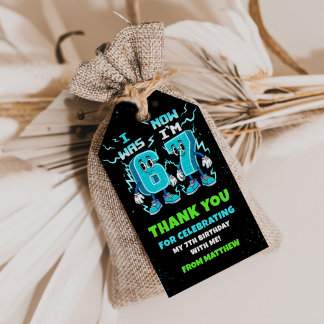 6 7 Meme Trend Six Seven Birthday Party Gift Tags