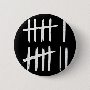6 7 Number 67 Six Seven Tally Marks Meme Mens Boys Cm Round Badge