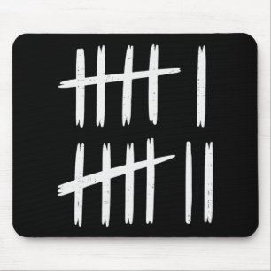 6 7 Number 67 Six Seven Tally Marks Meme Mens Boys Mouse Pad