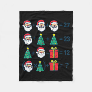 6 7 Order Operation Christmas Math Professor Costu Fleece Blanket