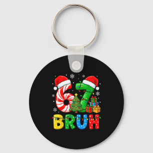 6 7 Pajamas Six Seven Matching Ugly Christmas 67 G Key Ring
