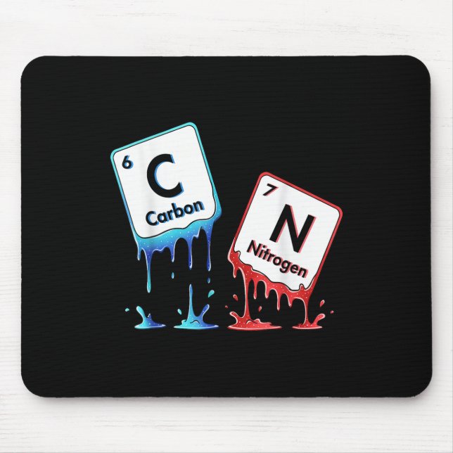6 7 Periodic Table Meme Science Chemistry6 7 Perio Mouse Pad (Front)