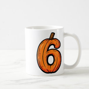 6 7 Pumpkin Funny Six Seven Meme Halloween Costume Coffee Mug