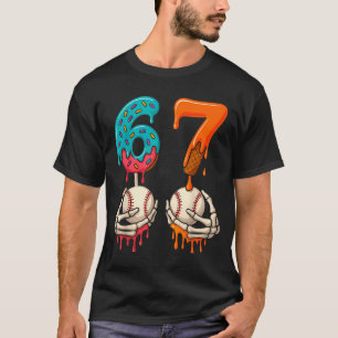 6 7 Six Seven Baseball Meme Gen Z Alpha Slang Boys T-Shirt