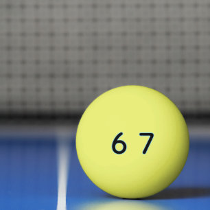6 7 Six Seven Epic Lit Ping Pong Ball