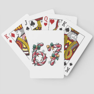 6 7 Six Seven Gen Z Alpha Meme Slang Xmas Lights Playing Cards
