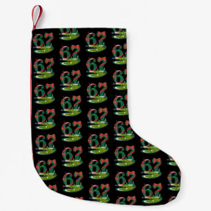 6 7 Six Seven Golf Gen Z Alpha Meme Xmas Golfing Small Christmas Stocking
