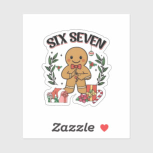 6 7 Six Seven Hand Gen Z Alpha Gingerbread Meme
