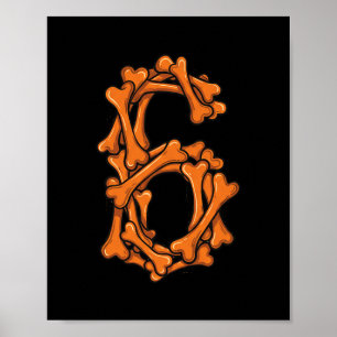 6 7 Six Seven Meme Couple Matching Halloween Costu Poster