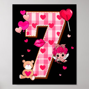 6 7 Six Seven Meme Slag Gen Alpha Valentine Matchi Poster