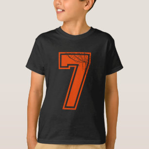 6 7 Spider Web Funny Halloween Costume Tee 
