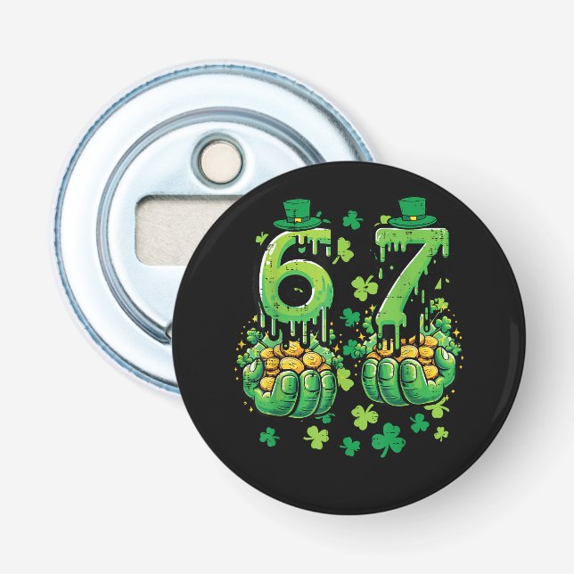 6 7 St Patricks Day Bottle Opener (Front)