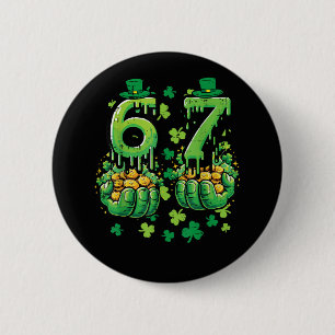 6 7 St Patricks Day Cm Round Badge