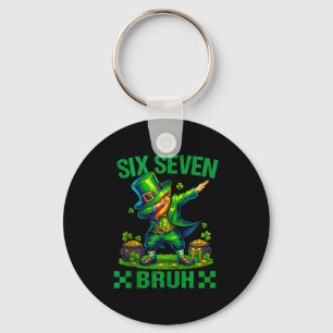 6 7 St Patricks Day For Boys Funny Irish Dabbing G Key Ring