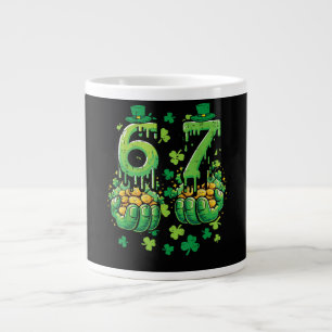 6 7 St Patricks Day Large Coffee Mug