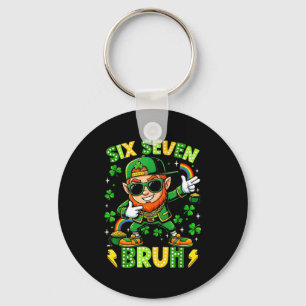 6 7 st. patricks day six seven meme key ring