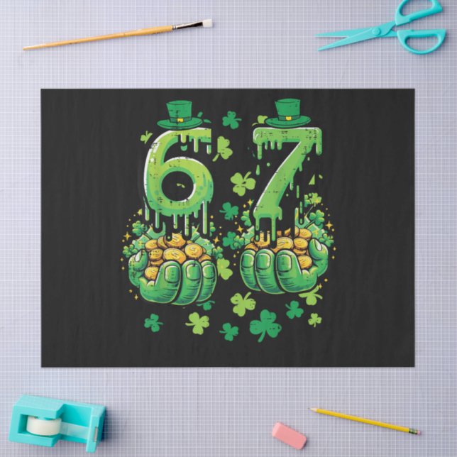 6 7 St Patricks Day Tissue Paper (Craft)