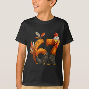 6 7 Thanksgiving Funny Turkey Thanksgiving 67 Men T-Shirt