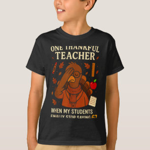 6-7 Thanksgiving Teacher Six Seven 67 Turkey  T-Shirt