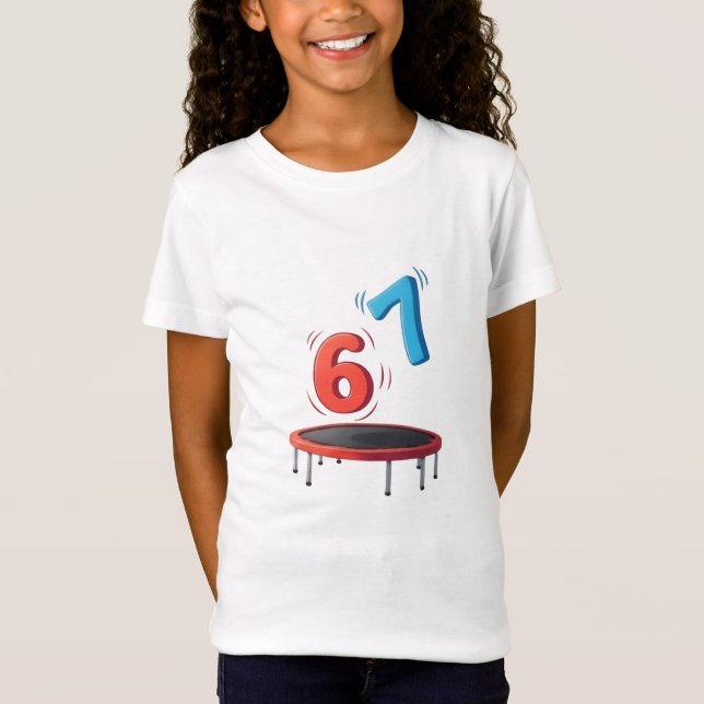 6 7 Trampoline T-Shirt (Front)