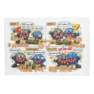 6’7” Vital for Survival Chemistry Elements   Pillowcase