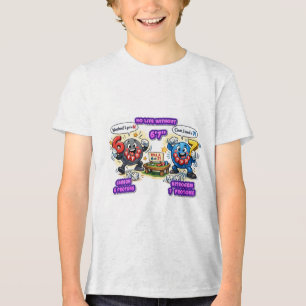 6’7” Vital for Survival Chemistry Elements   Tri-Blend Shirt