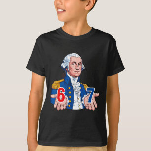 6 7 Washington Funny 67 Costume Meme Six Seven Kid T-Shirt