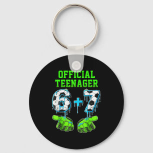 6+7 Year Old Boys Teenager 13th Birthday Funny 67  Key Ring