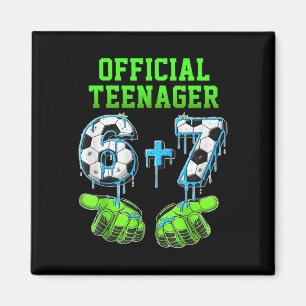 6+7 Year Old Boys Teenager 13th Birthday Funny 67  Magnet