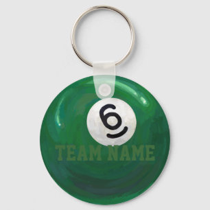 6 Ball Key Ring