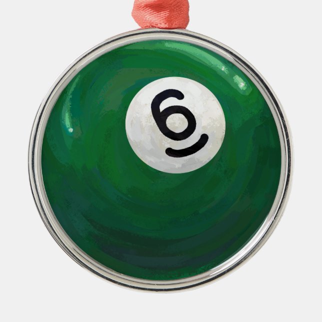 6 Ball Metal Tree Decoration (Front)